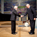 22 May: King Harald presents the Abel Prize 2012 to the Hungarian mathematician Endre Szemeréd, (Photo: Anette Karlsen / NTB scanpix)